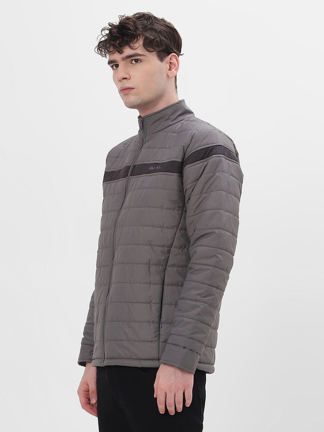 Grey Lightweight Puffer Jacket