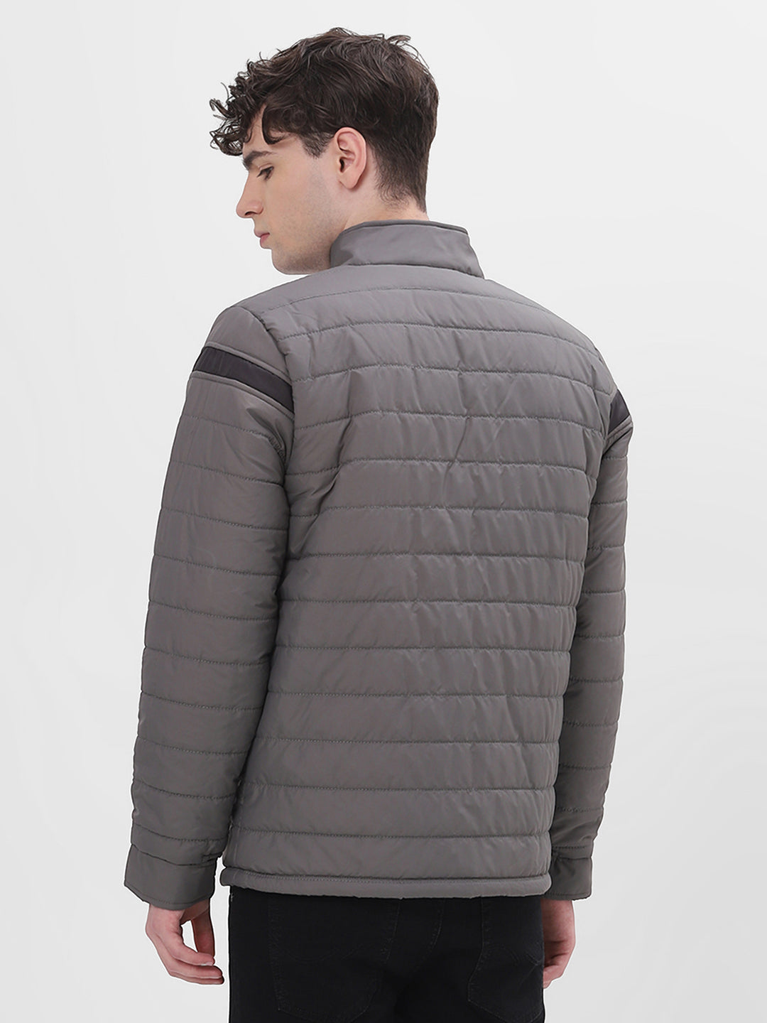 Grey Lightweight Puffer Jacket