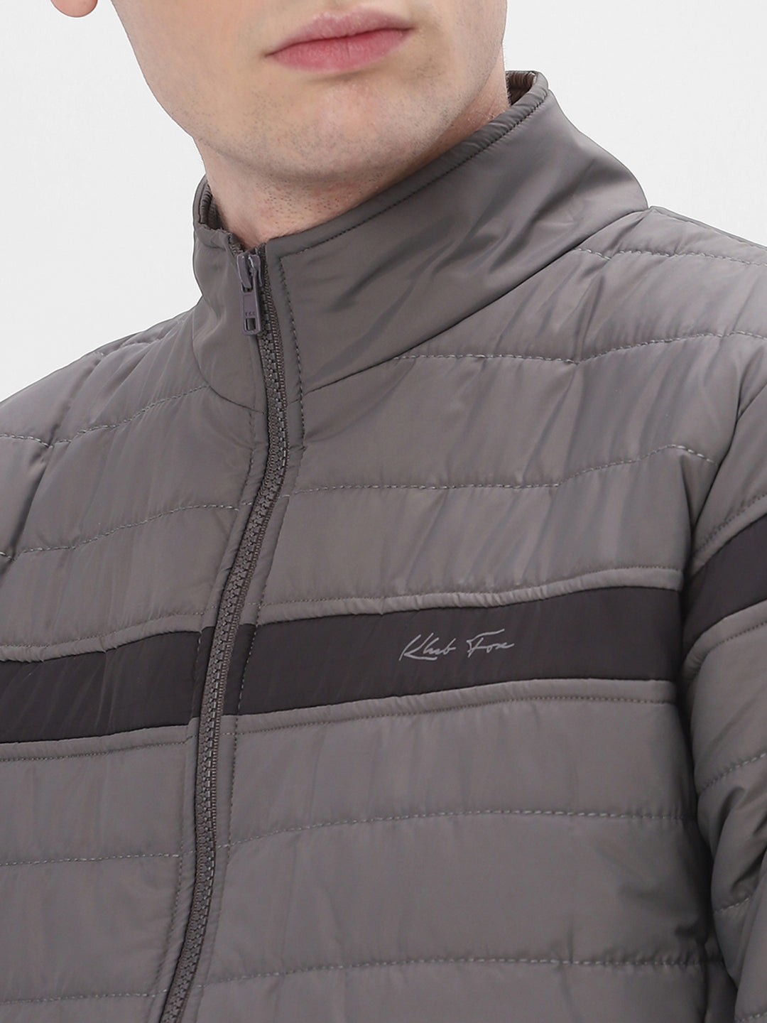 Grey Lightweight Puffer Jacket