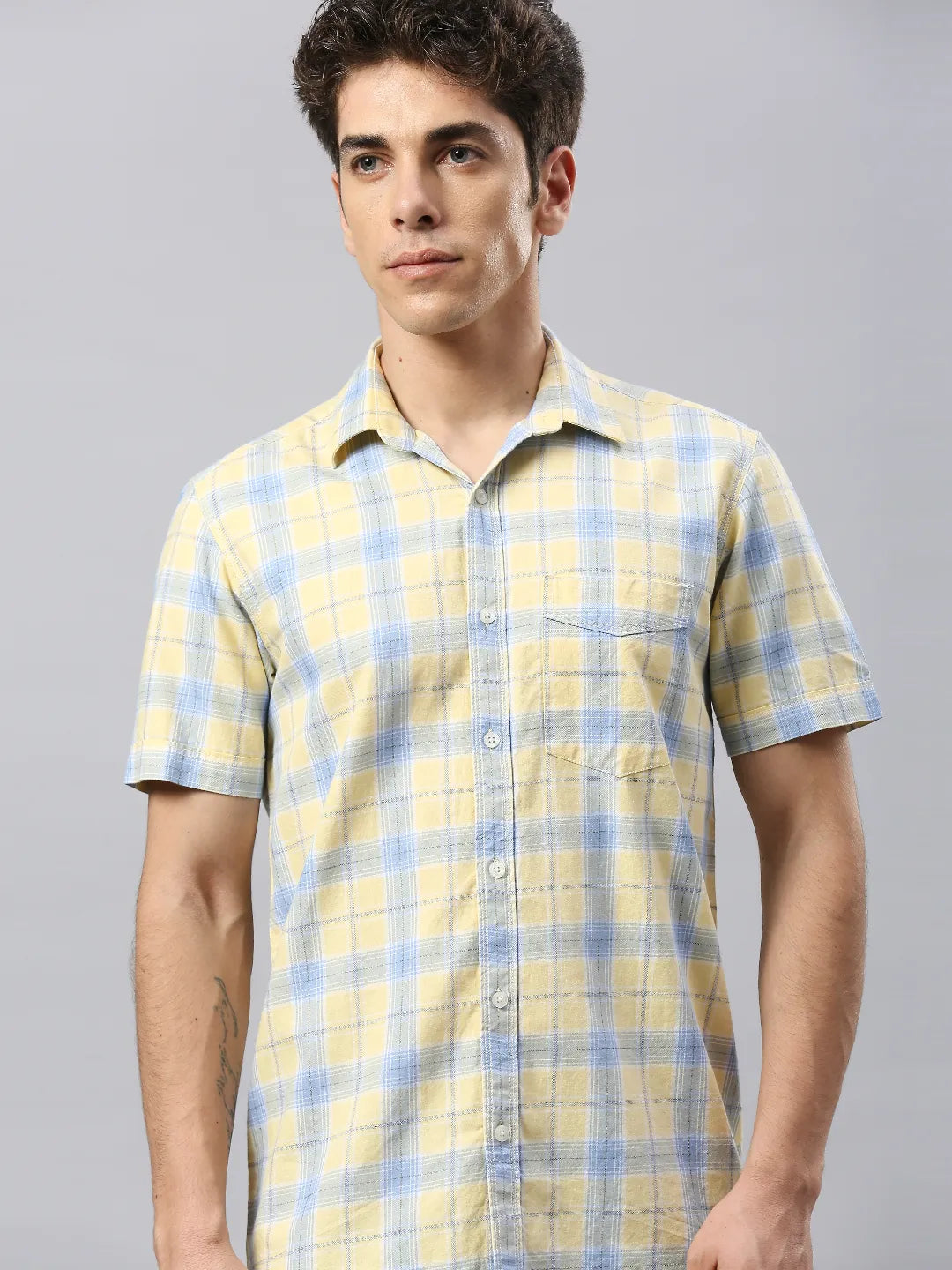 Yellow Checkered Shirt