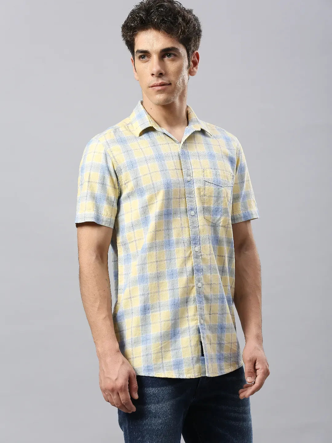 Yellow Checkered Shirt