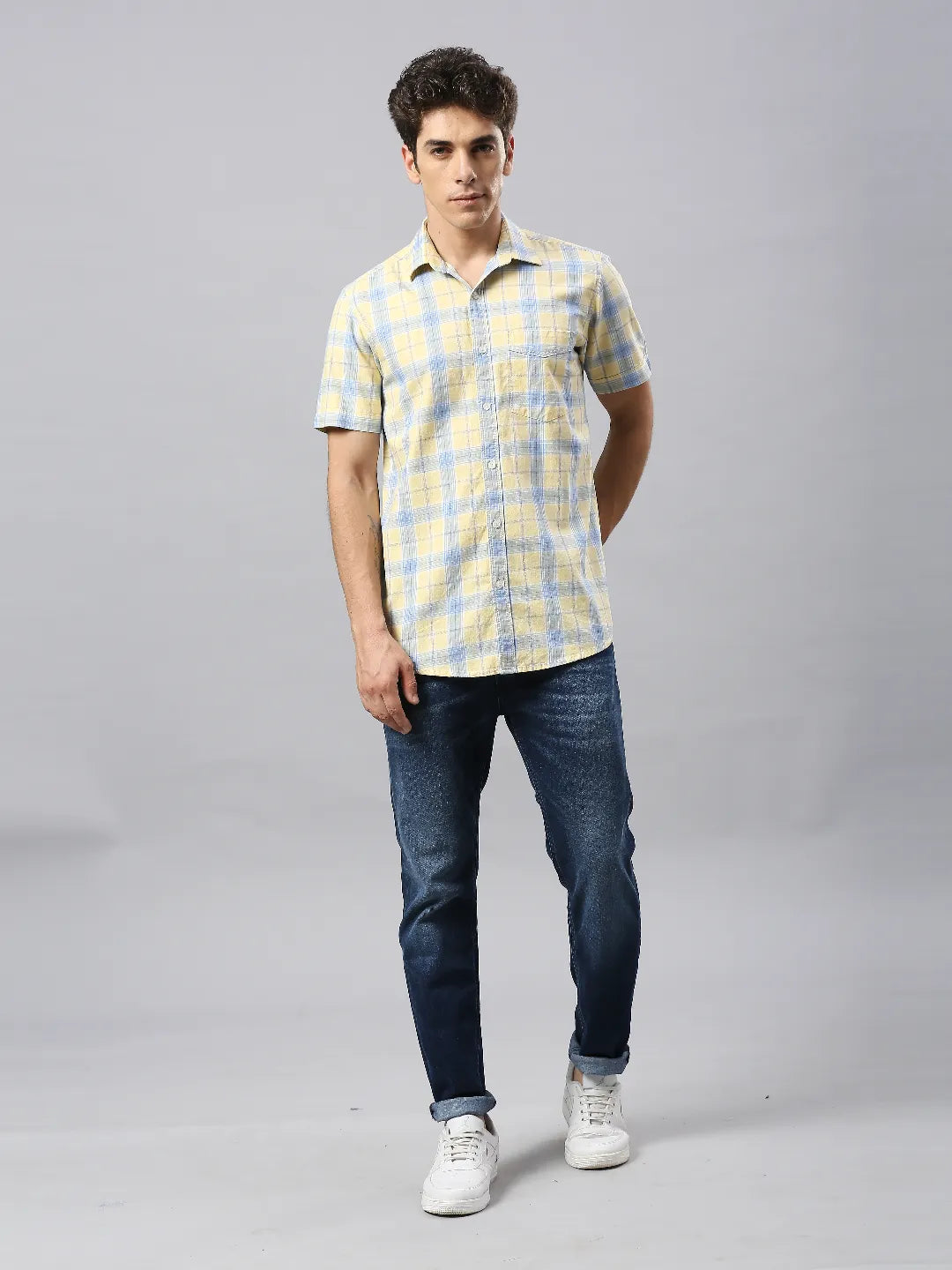 Yellow Checkered Shirt