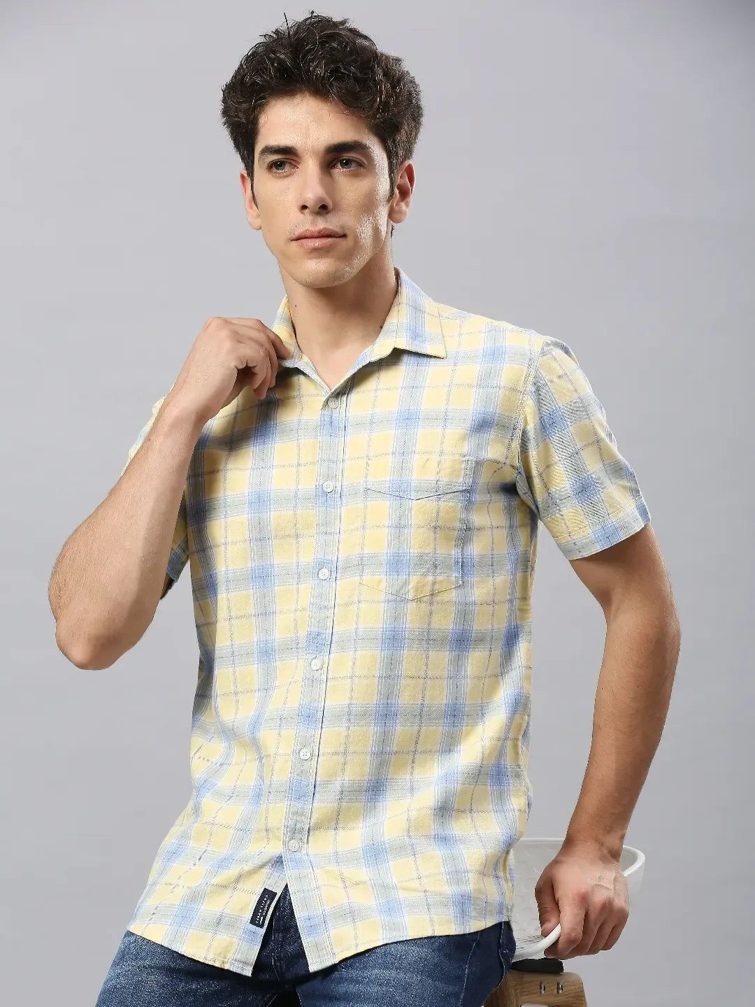 Yellow Checkered Shirt