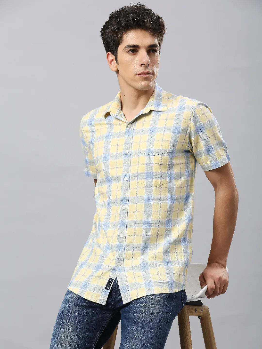 Yellow Checkered Shirt