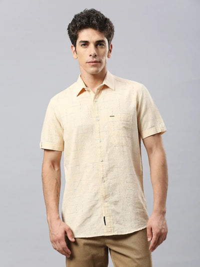 Mustard Checkered Shirt