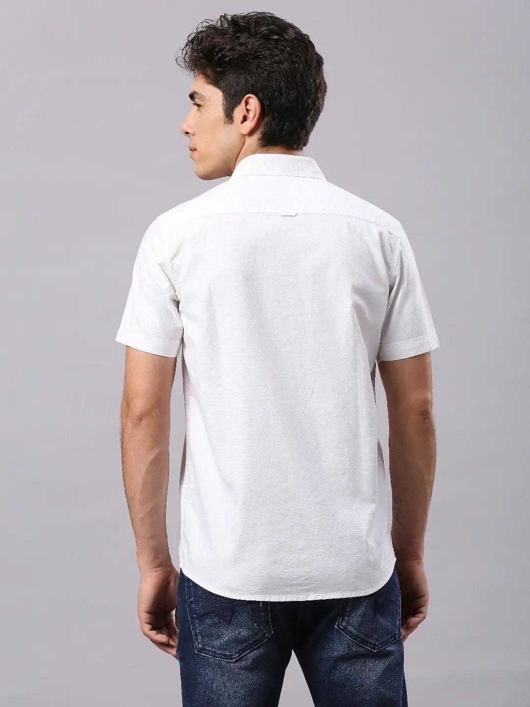 White Dobby Shirt