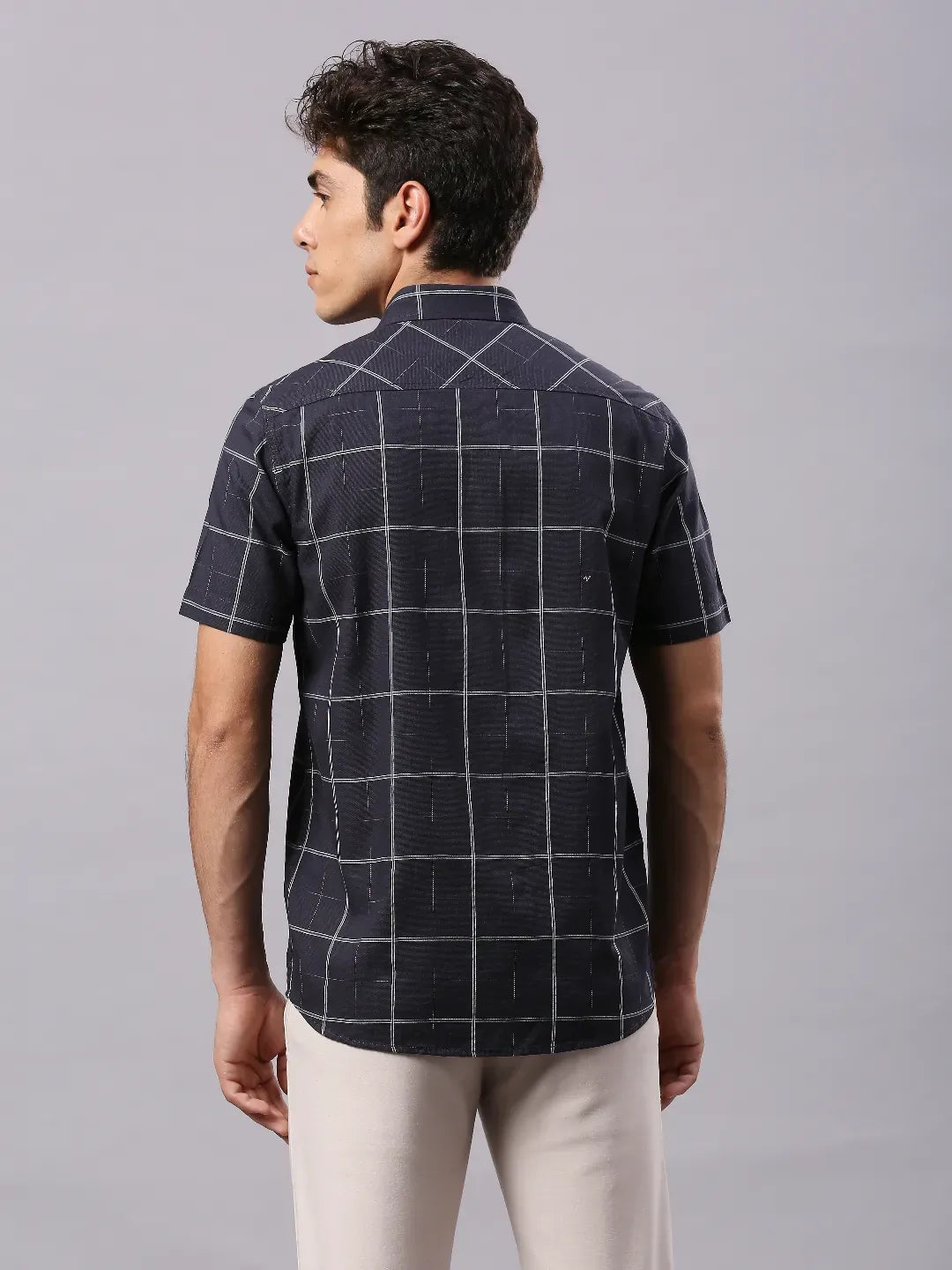 Charcoal Checkered Shirt