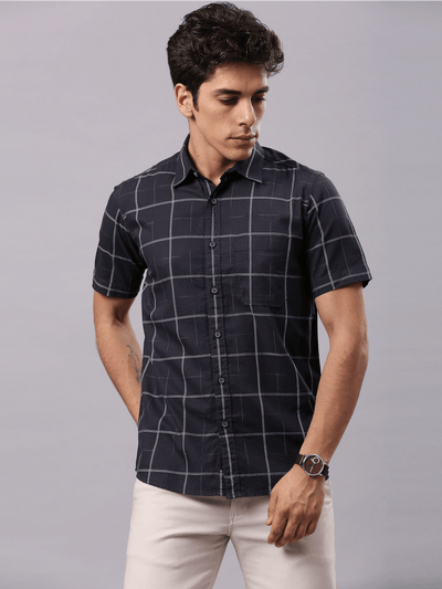 Charcoal Checkered Shirt