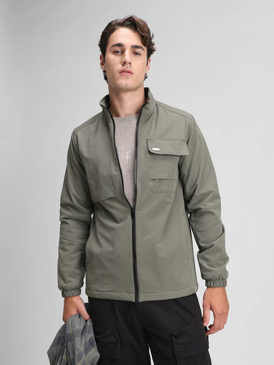 Pista Solid Regular Fit Jacket