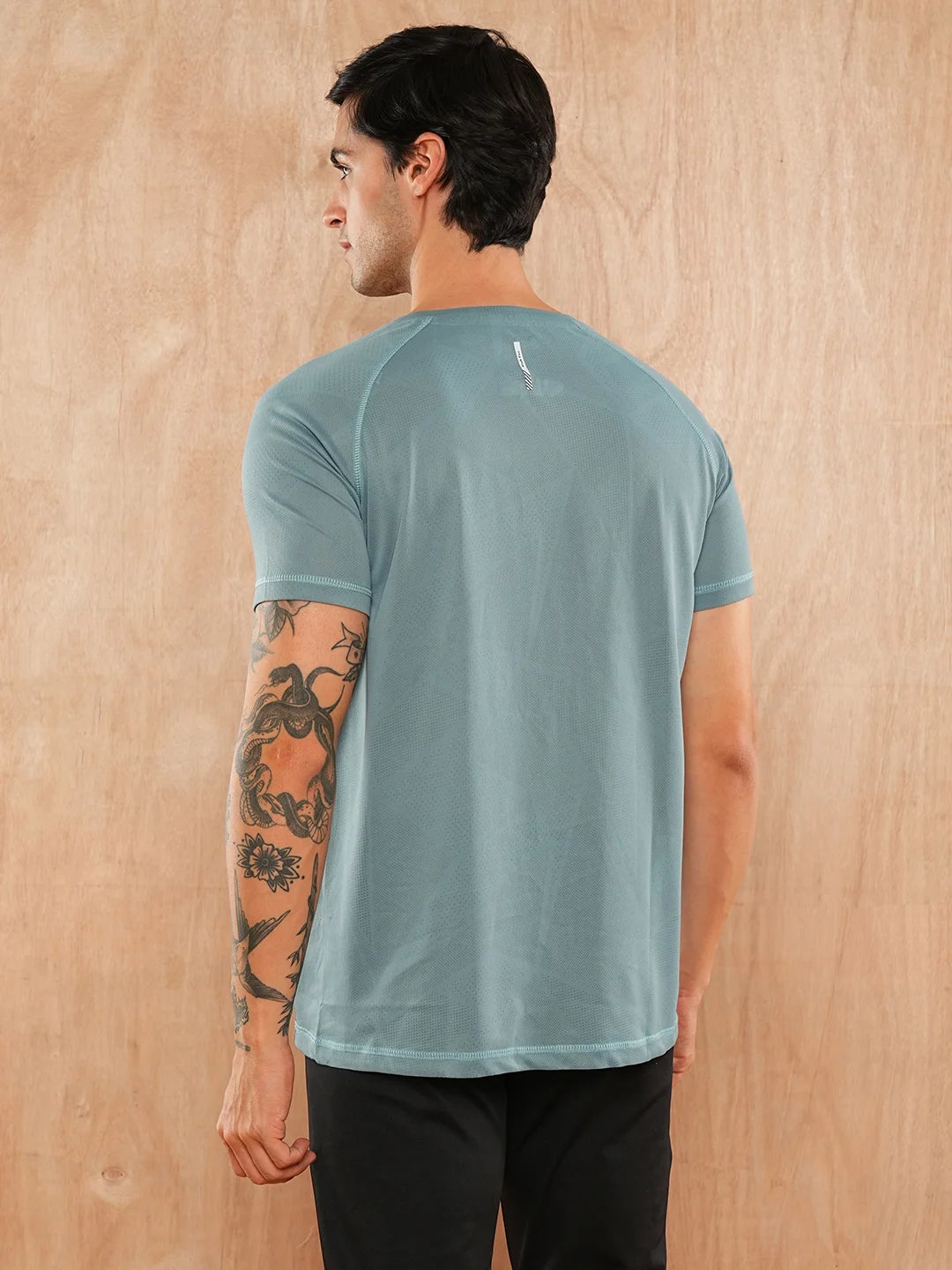 Airforce Solid Round Regular H/S T-Shirt