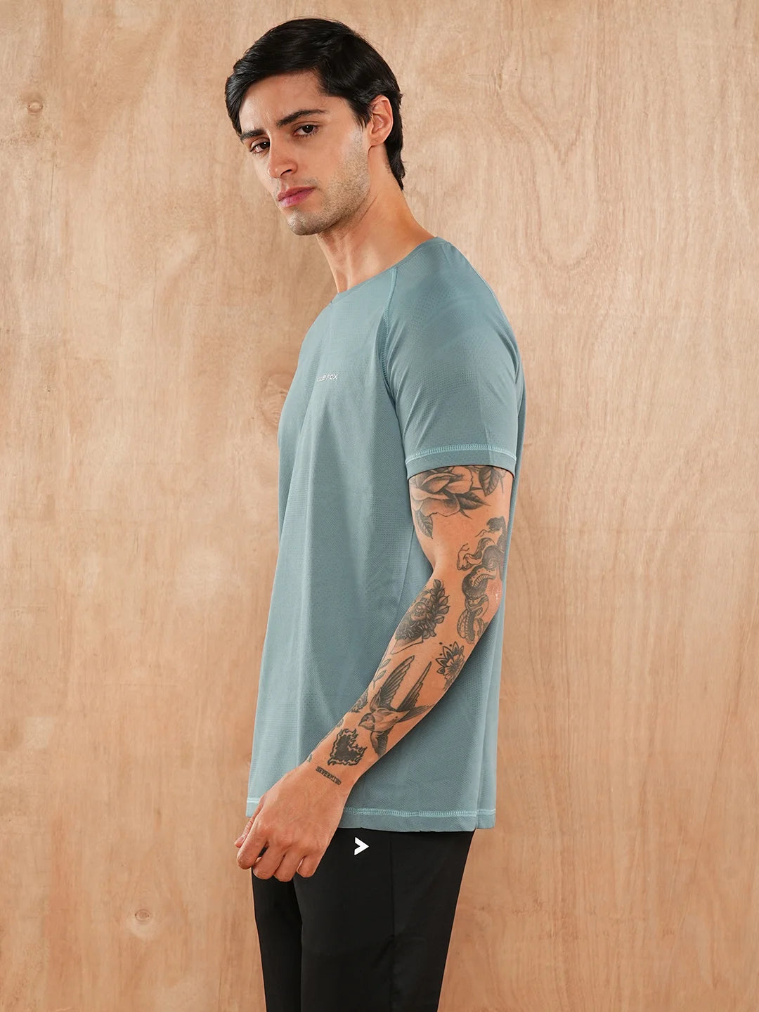 Airforce Solid Round Regular H/S T-Shirt