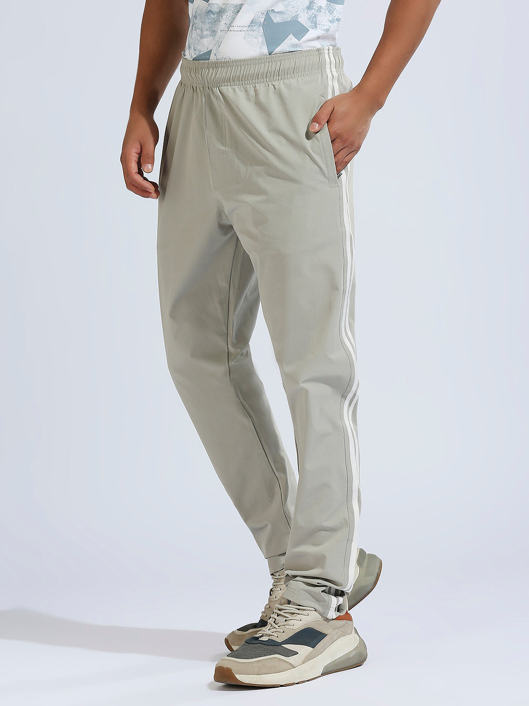 Athleisure Light Grey trackpants