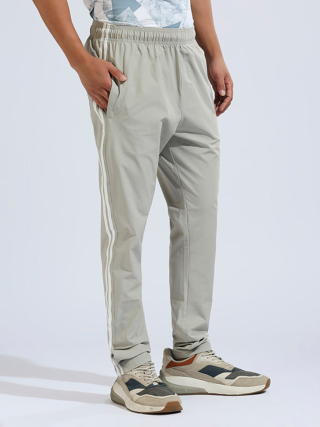 Athleisure Light Grey trackpants