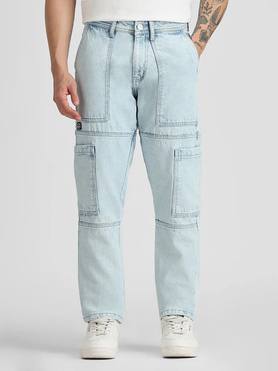 6 Pocket Indigo Ice Twill Cargo pant