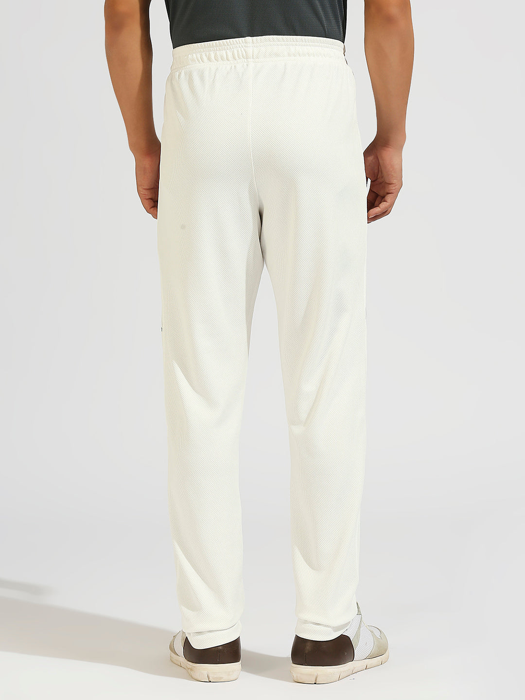 Athleisure White trackpants