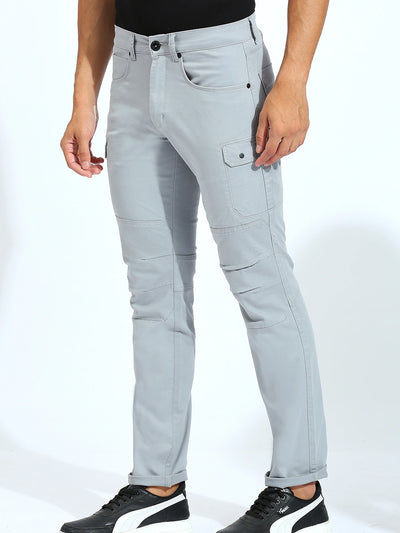 6 Pocket Light Gray Cargo Pant