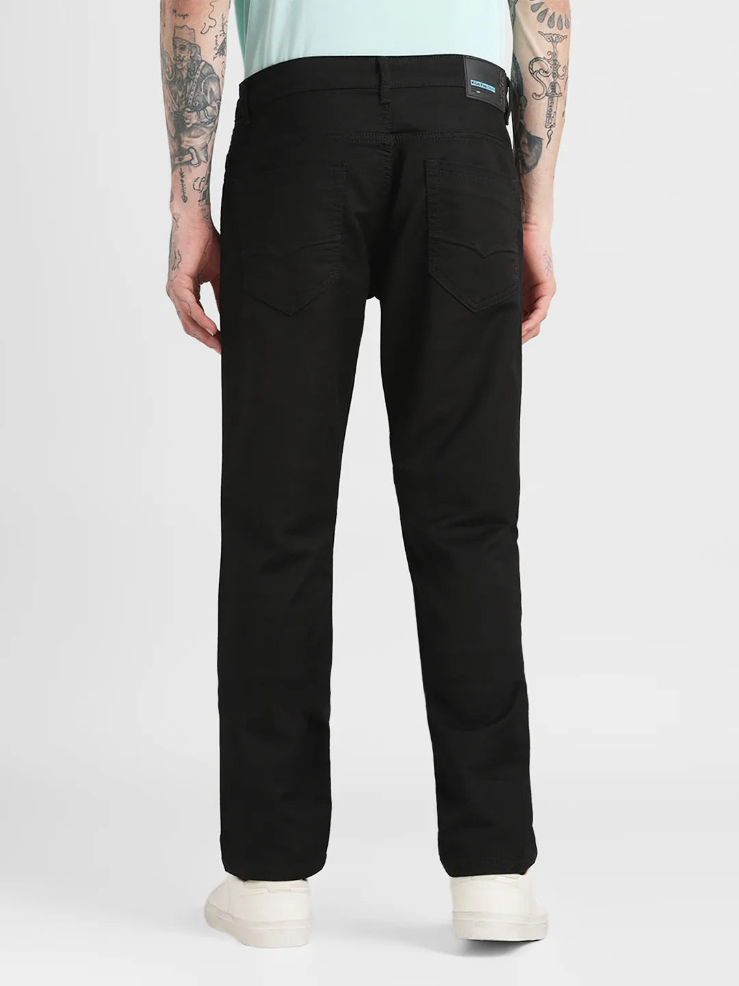 Raw Black Straight Fit Jeans