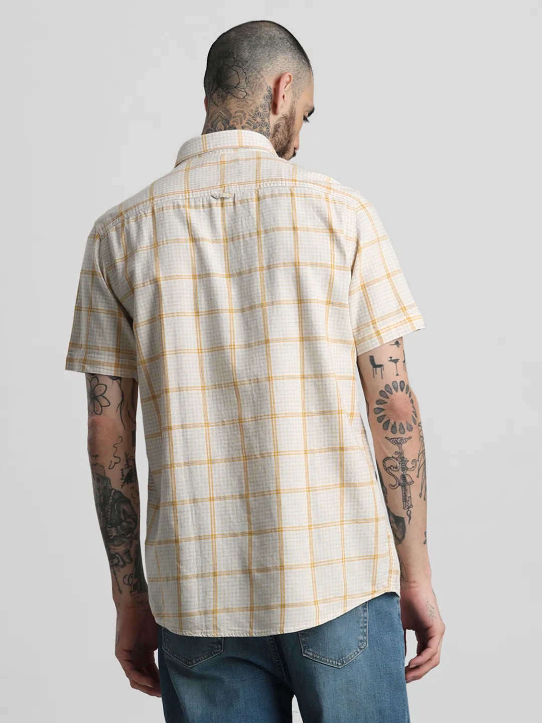 Mustard Checks Shirt