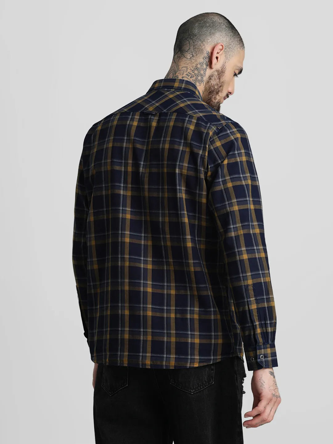 Mustard Checks Shirt