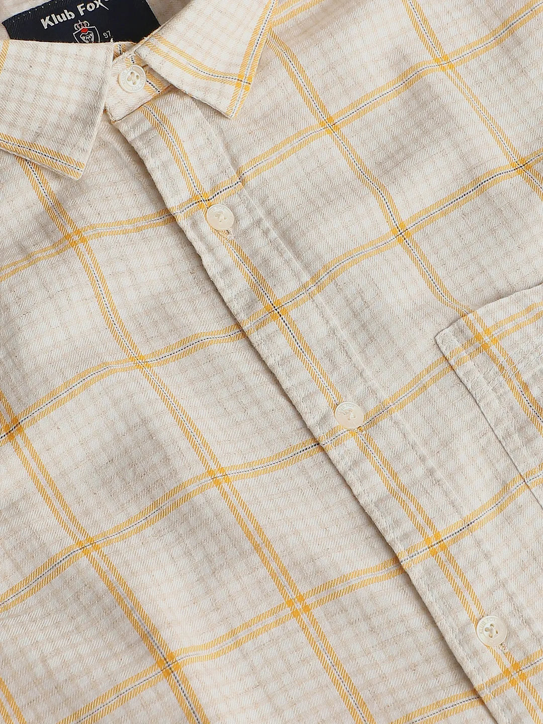 Mustard Checks Shirt