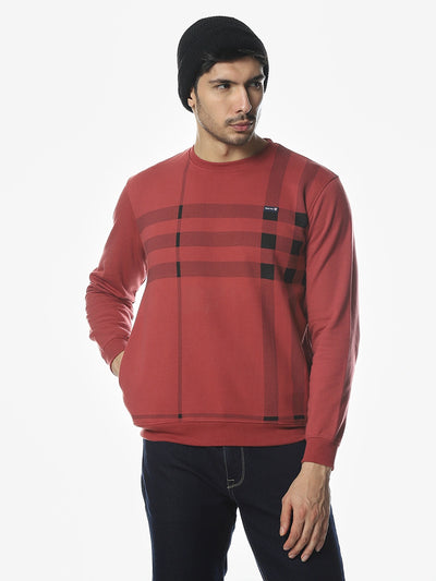 Carrot Printed Regular Fit Sweatshirt