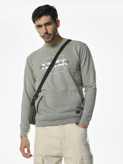 Pista Printed Regular Fit Sweatshirt