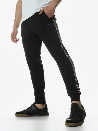 Black Regular Fit Joggers