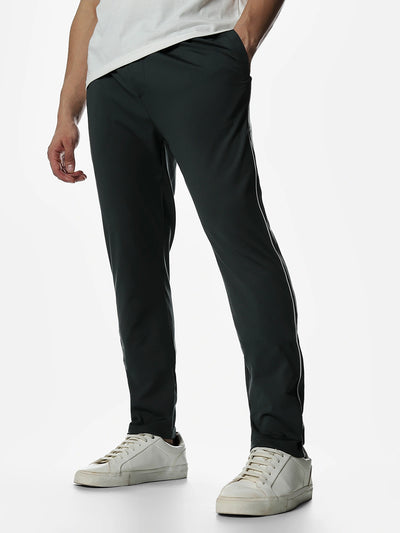 Olive Solid Regular Fit Lower