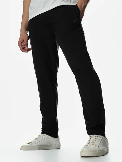 Navy Solid Regular Fit Joggers