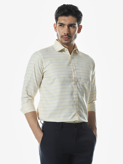 Lemon Striped Slim Fit Shirt