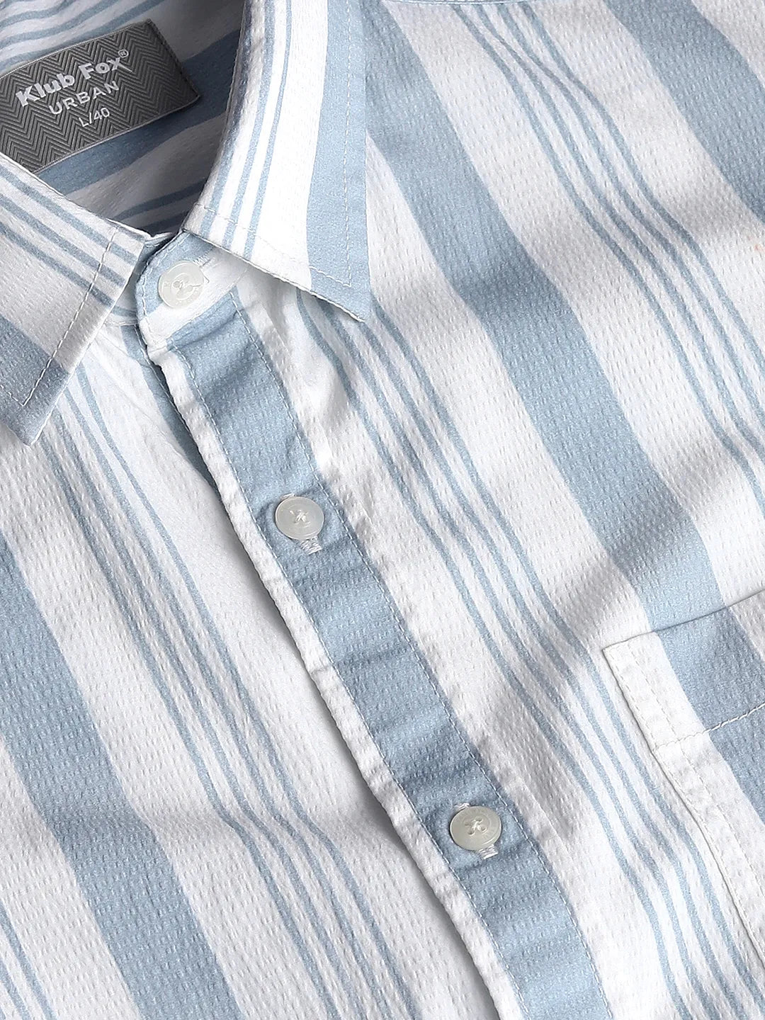 Blue Printed Shirt