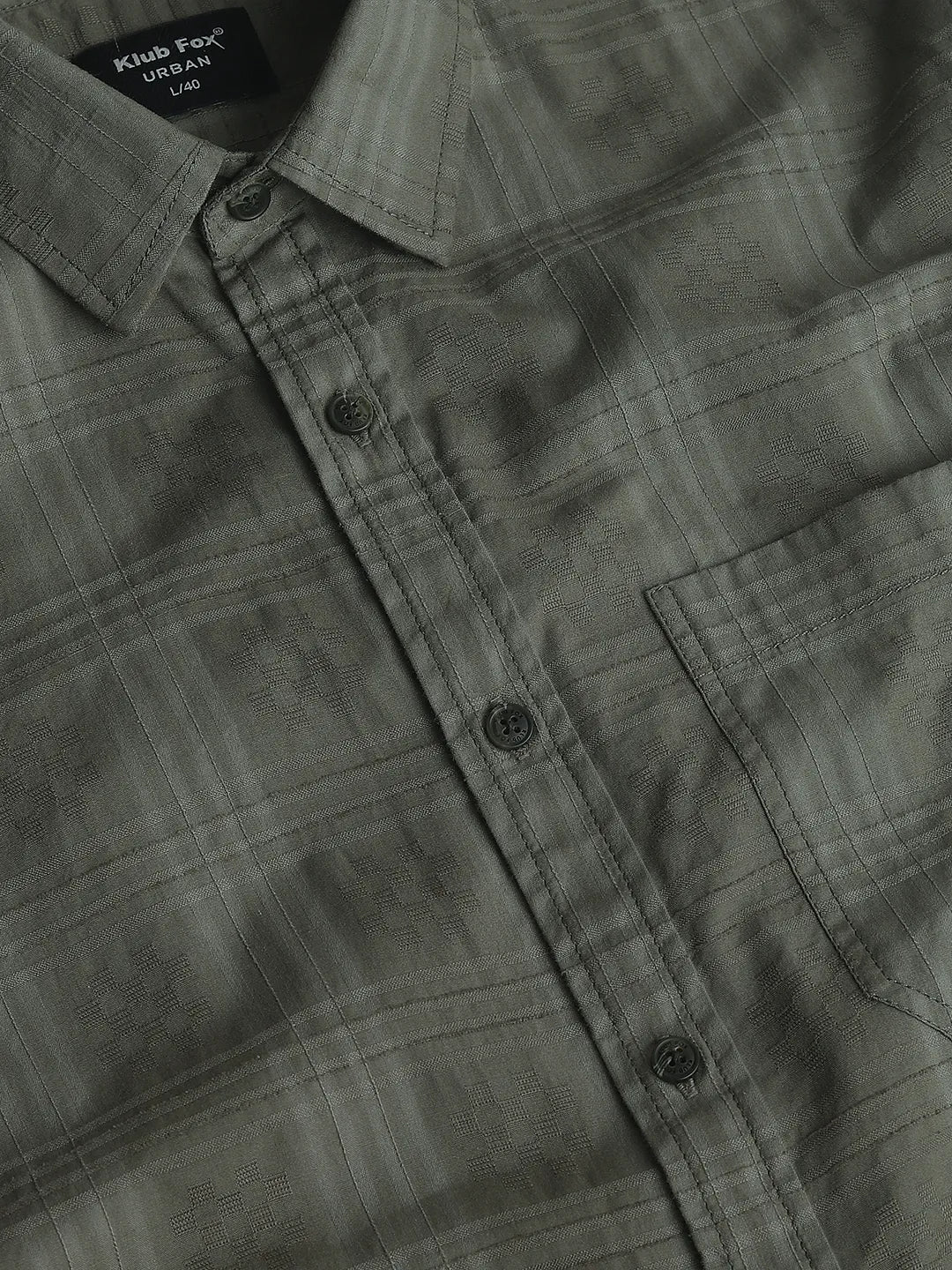 Olive Checks Shirt