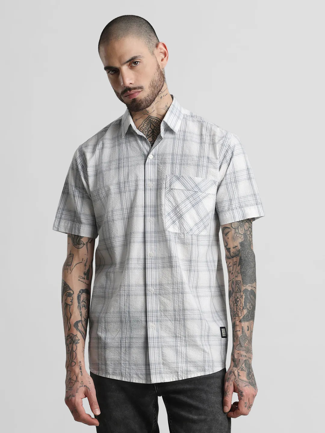 Grey Checks Shirt