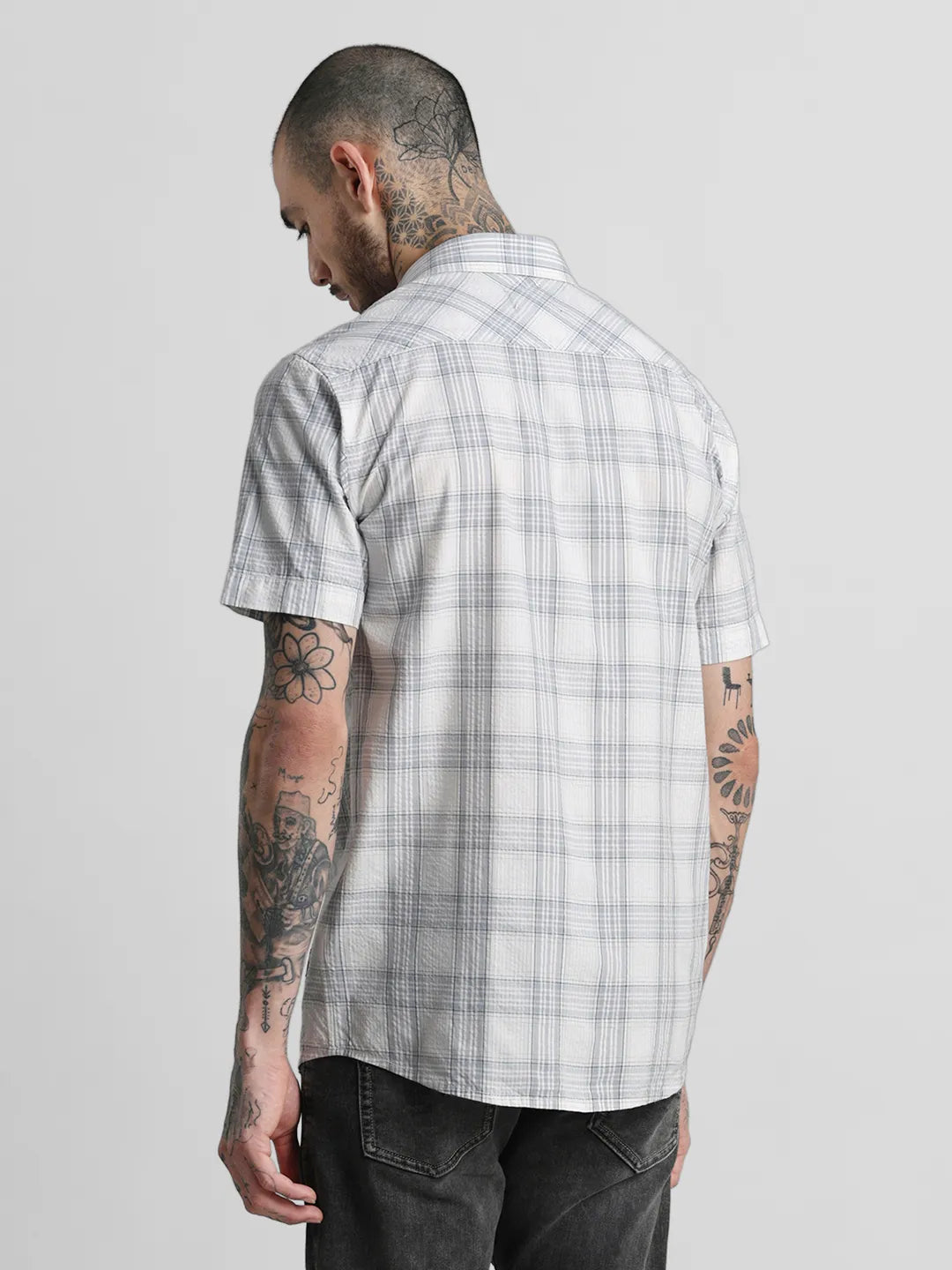 Grey Checks Shirt