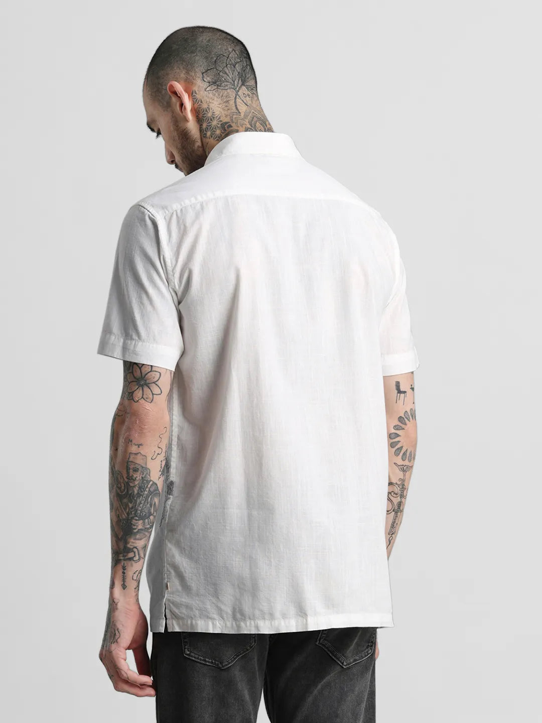White Embroidered Shirt