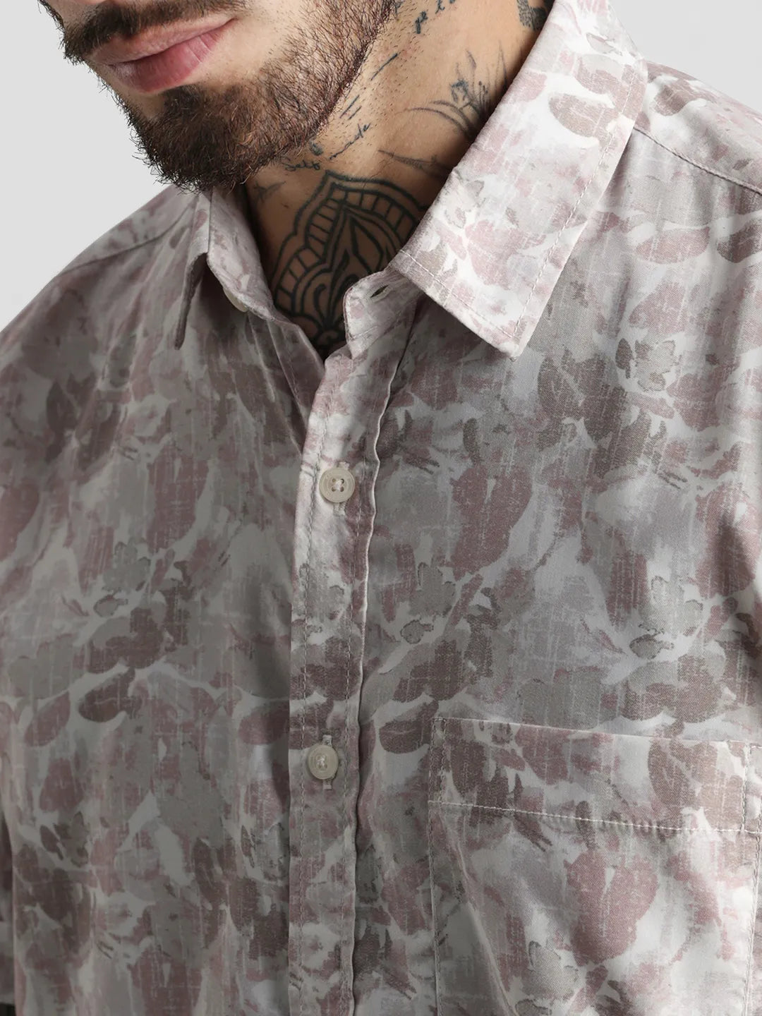 Pink Printed Shirt