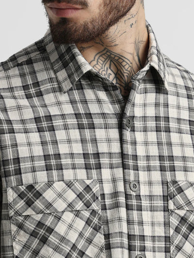 Olive Checkered Shirt