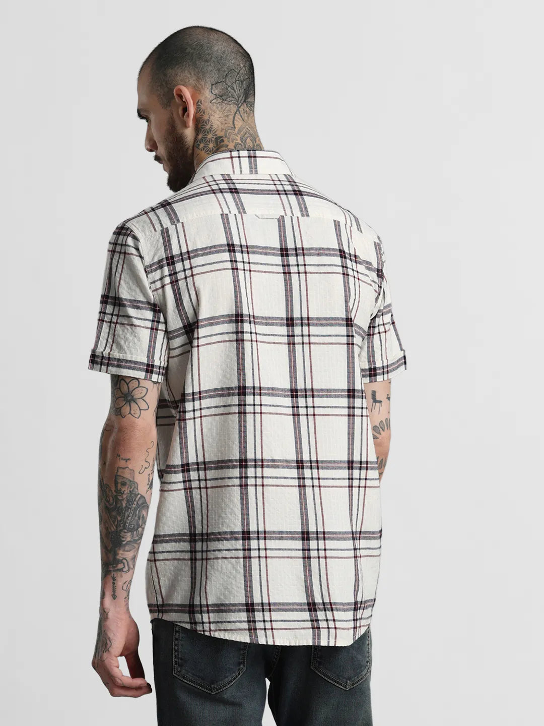 Cream Checks Shirt