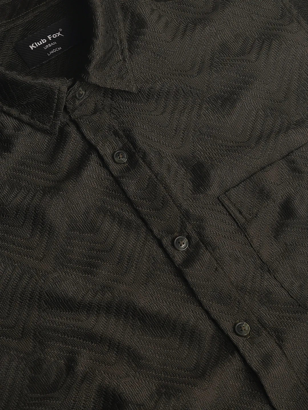Olive Jacquard Shirt