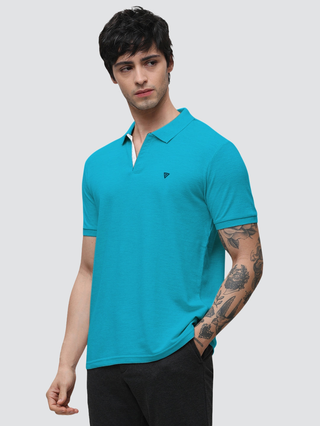 Aero Polo Aqua T-Shirt