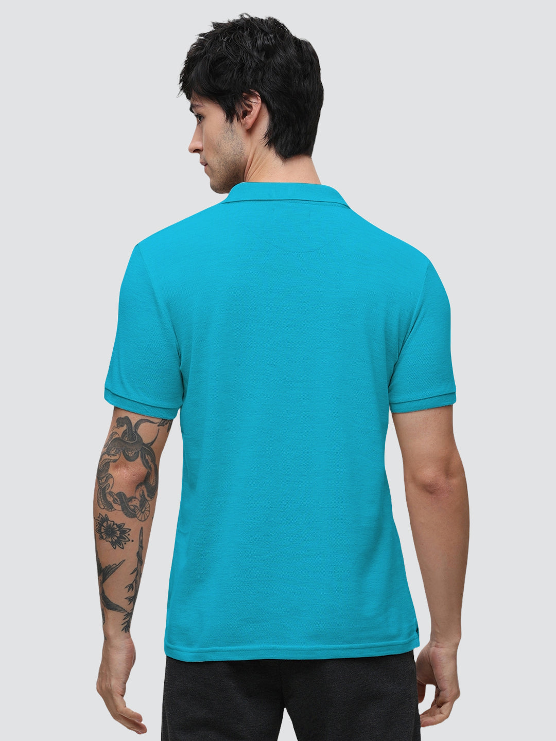 Aero Polo Aqua T-Shirt