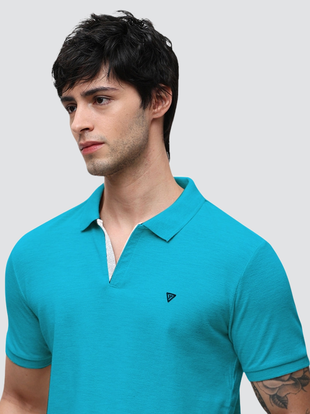 Aero Polo Aqua T-Shirt