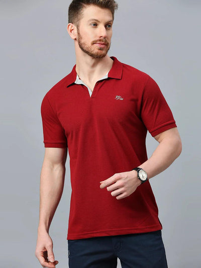 Aero Polo Maroon T-Shirt
