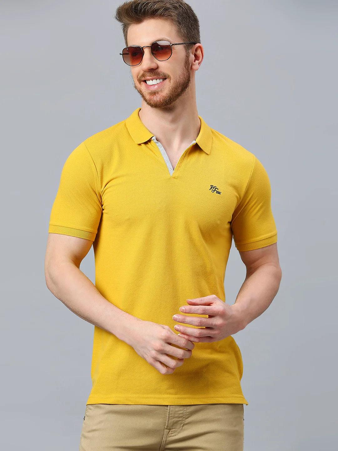 Aero Polo Mustard T-Shirt