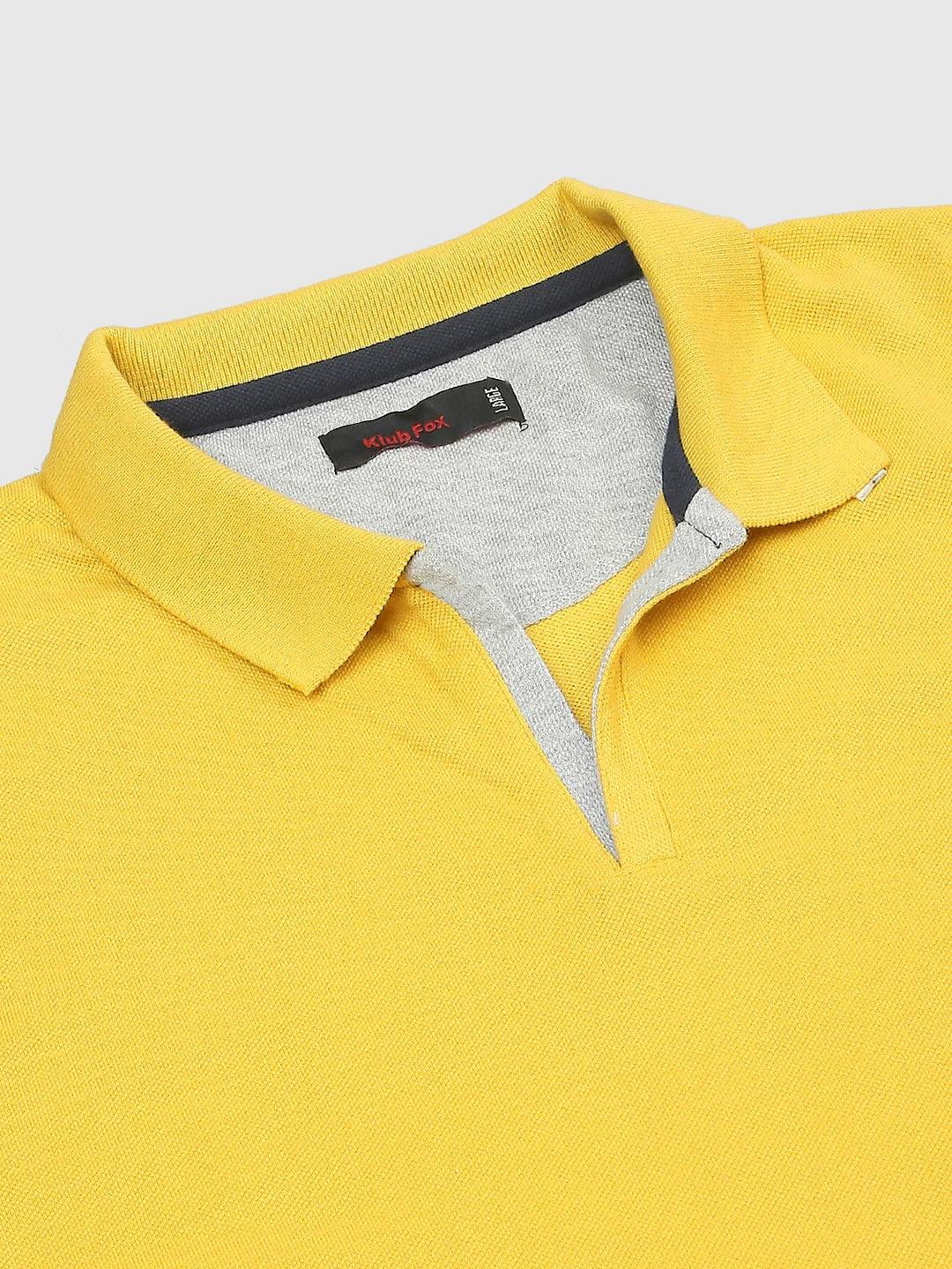 Aero Polo Mustard T-Shirt