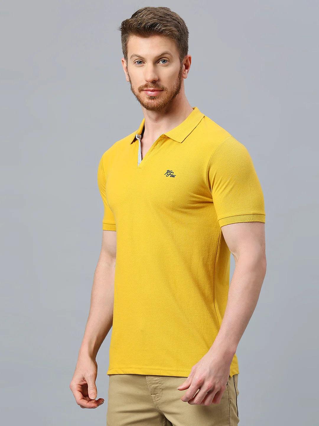 Aero Polo Mustard T-Shirt