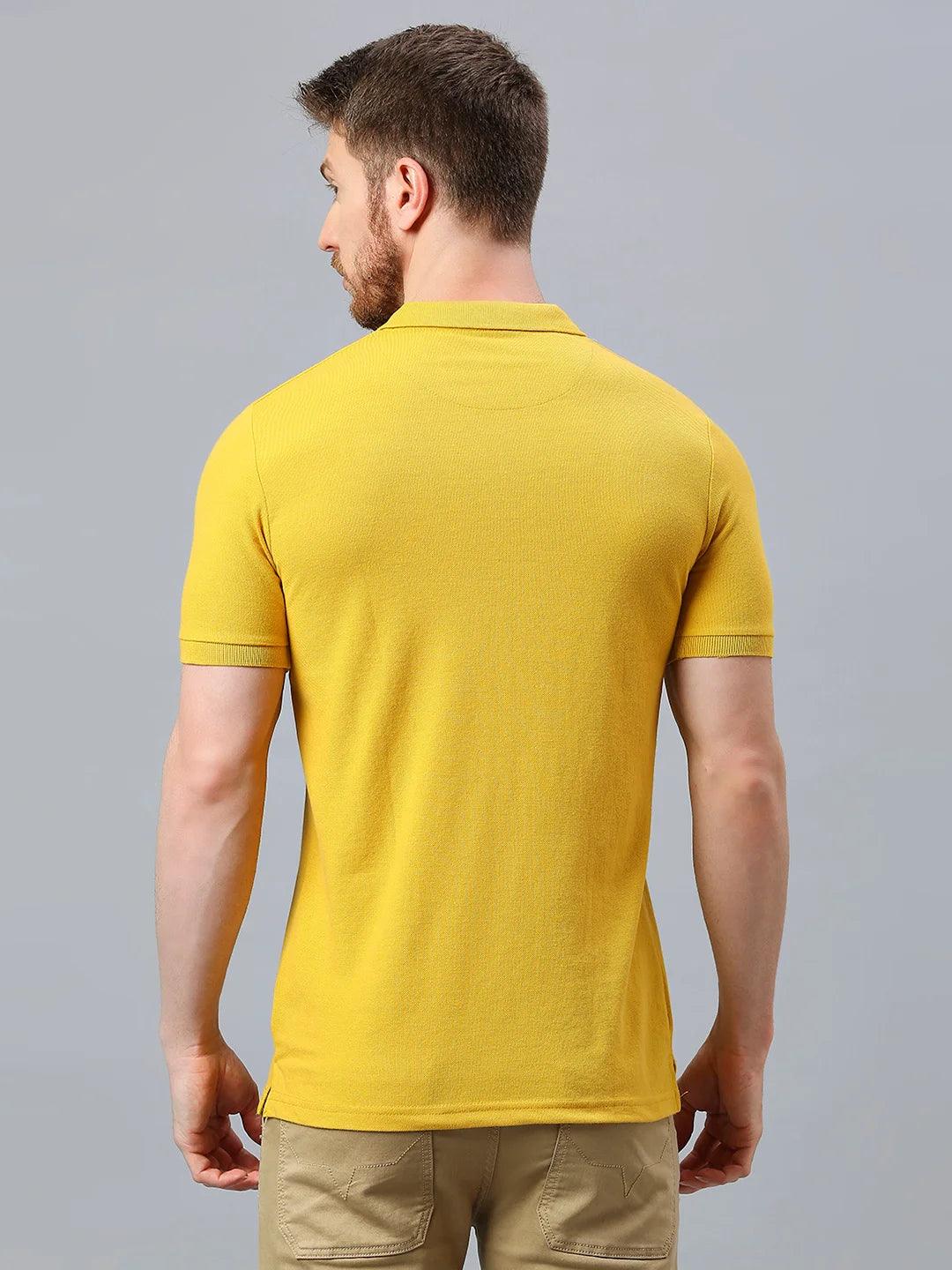 Aero Polo Mustard T-Shirt