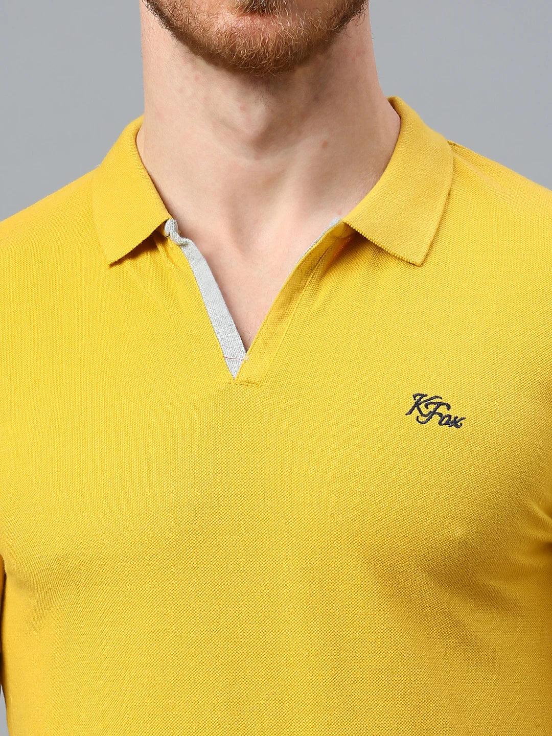 Aero Polo Mustard T-Shirt