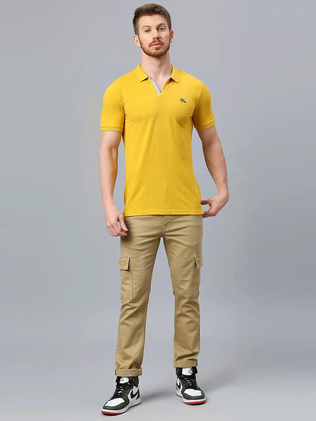 Aero Polo Mustard T-Shirt