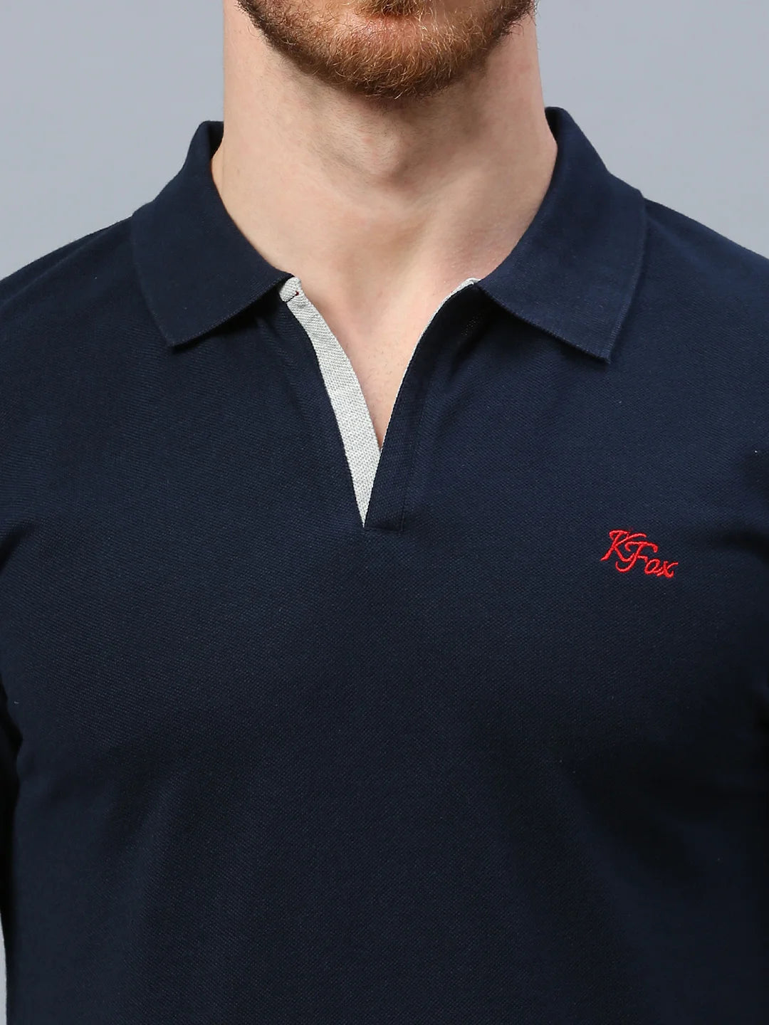 Navy Regular Fit H/S T-Shirt